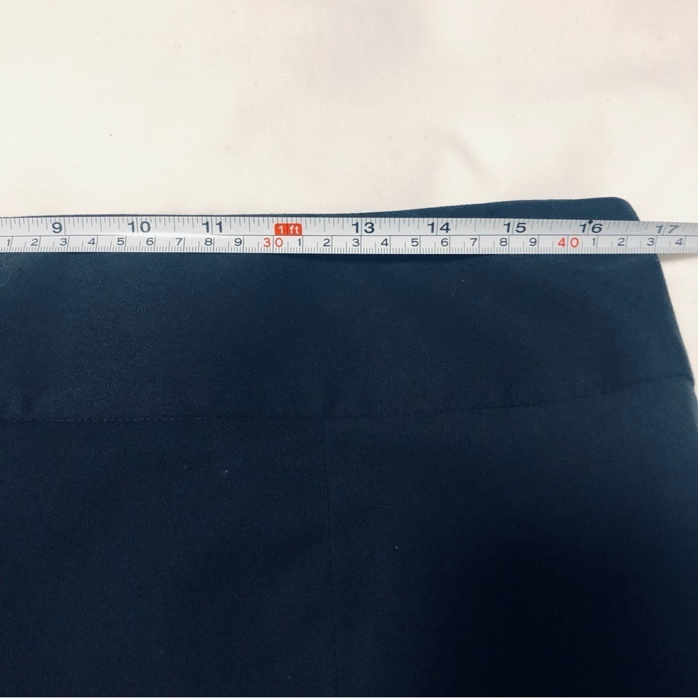 Anne Klein Size 12 Classic Black Short Straight Skirt - Picture 5 of 10